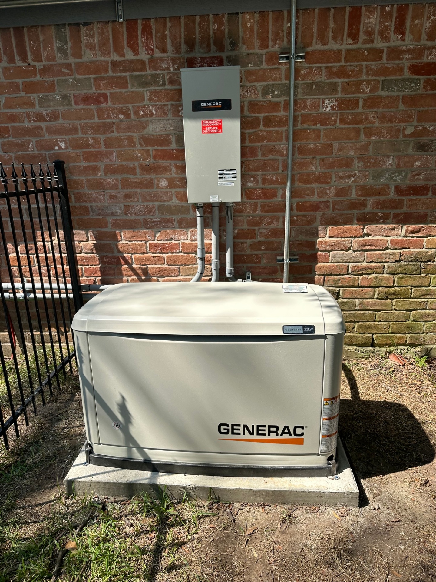 Generac Guardian 22kW Whole-Home Generator Install — Houston, TX
